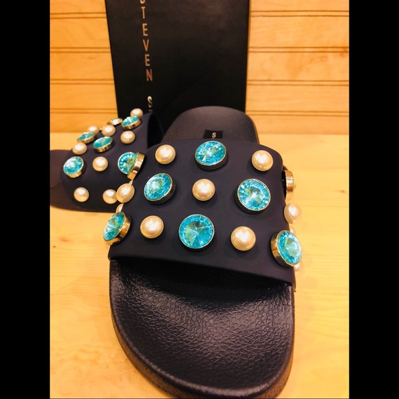 Steve Madden Embellished Slide-on Sandal - Picture 3 of 5